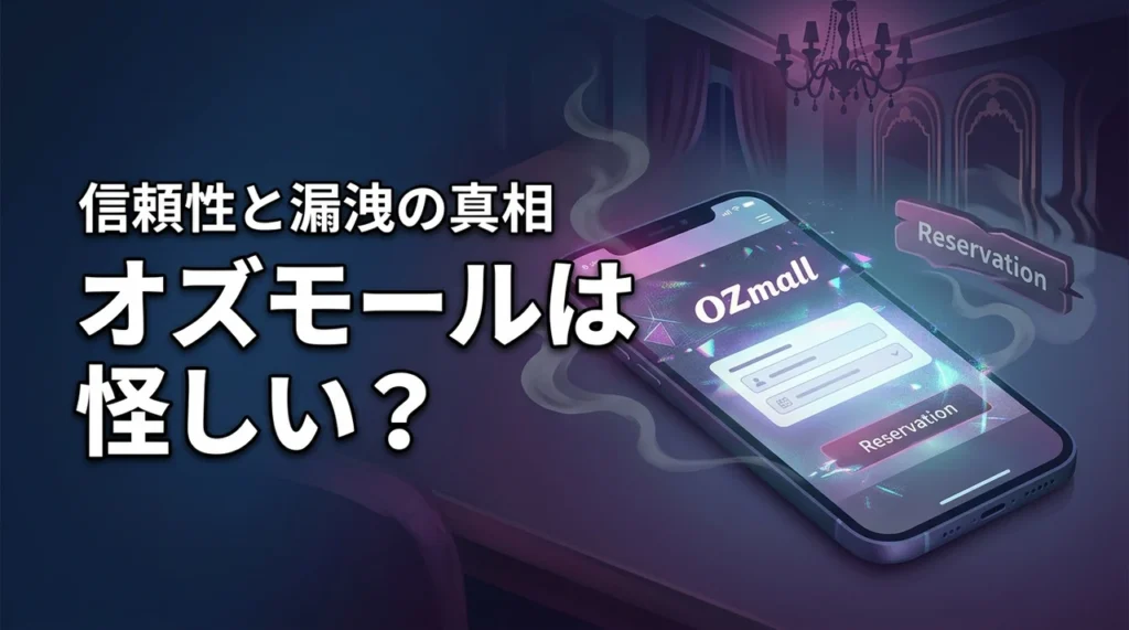オズモールは怪しい？予約前に知りたい運営の信頼性や情報漏洩の真相を詳しく紹介