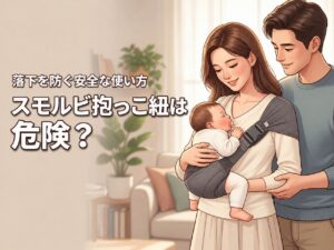 スモルビ抱っこ紐は危険なの？新生児への影響や落下の不安を解消する使い方のコツ（記事のアイキャッチ画像）